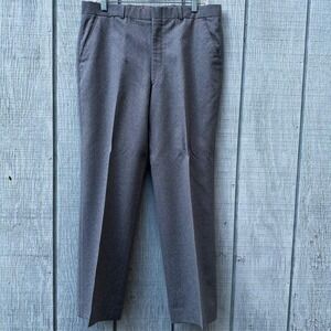 GIVENCHY‎ Monsieur Mens Gray Wool Dress Pants Trousers Size 38 Business Vintage